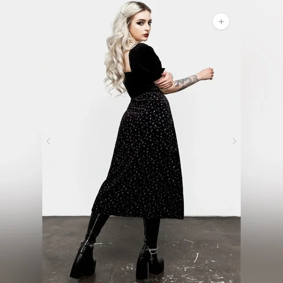 Disturbia Woe Midi Split Skirt - Picture 4 of 9